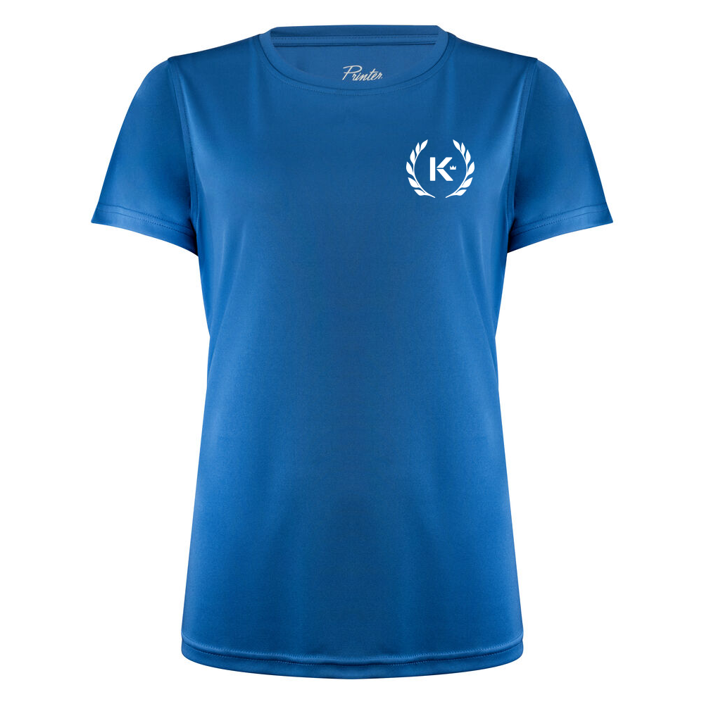 Printer Run active Lady T-shirt Blue