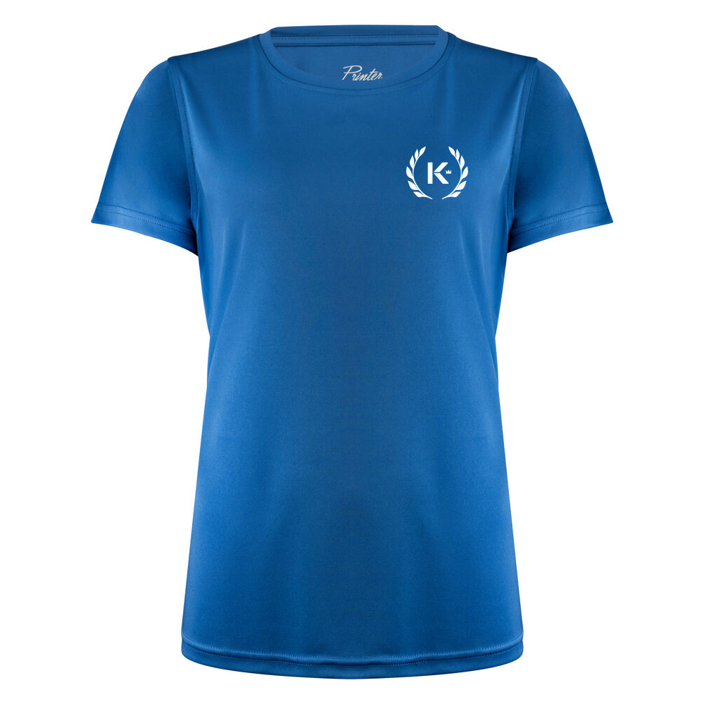 Printer Run active Lady T-shirt Blue